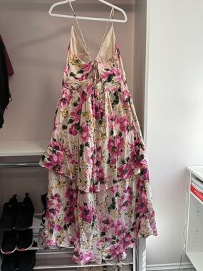 Abercrombie & Fitch Pink Floral Maxi Dress